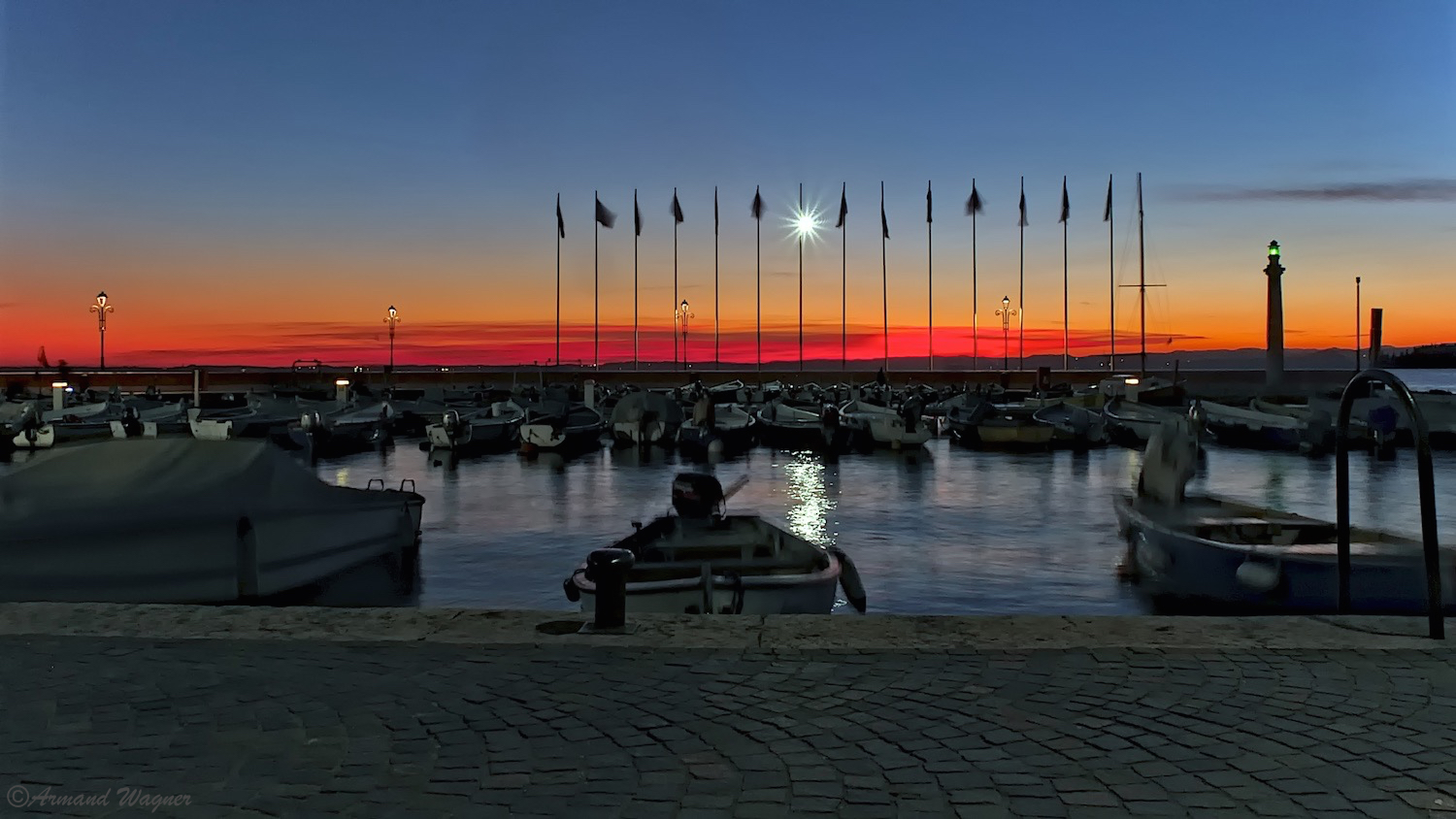 Sonnenuntergang in Garda  