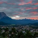 Sonnenuntergang in Garmisch