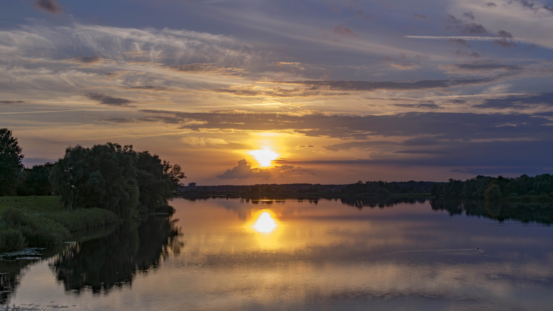 Sonnenuntergang in Gartow