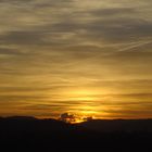 Sonnenuntergang in Gebenstorf (CH)