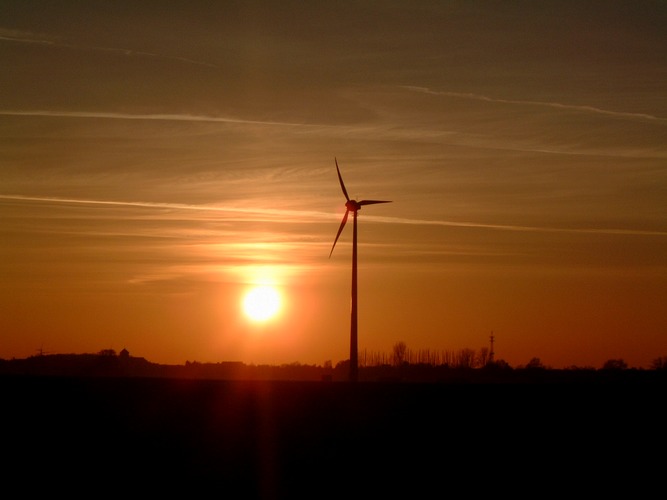 Sonnenuntergang in Geilenkirchen