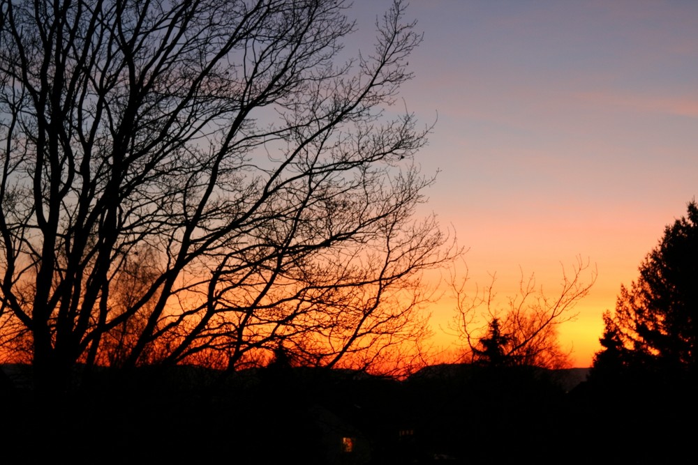 Sonnenuntergang in Gelldorf