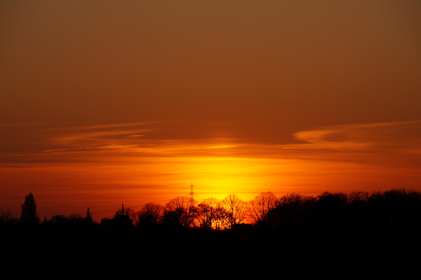 Sonnenuntergang in Gelsenkirchen Beckhausen