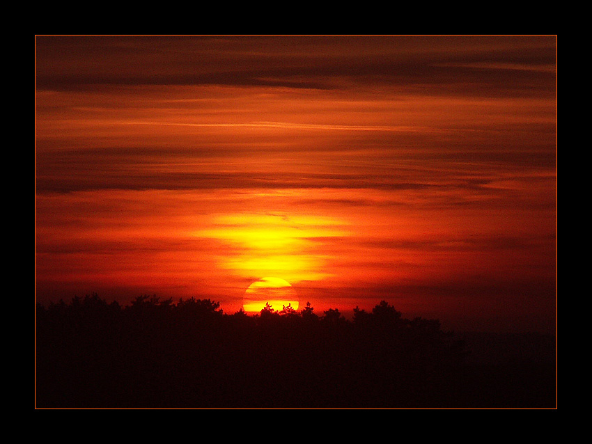 Sonnenuntergang in Gerbrun