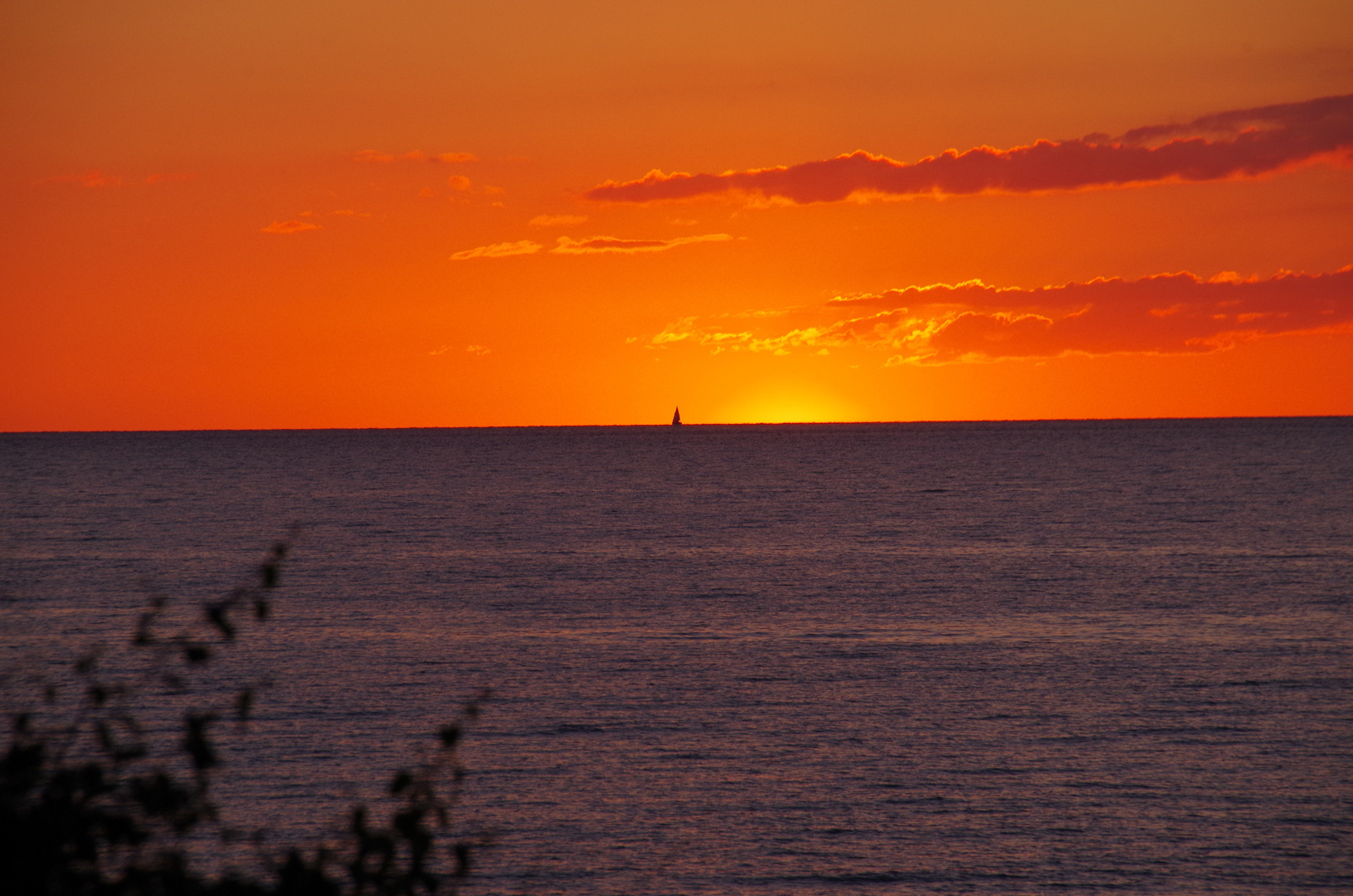 Sonnenuntergang in Gilleleje (Seeland, Dänemark)