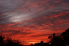 Sonnenuntergang in Gladbeck