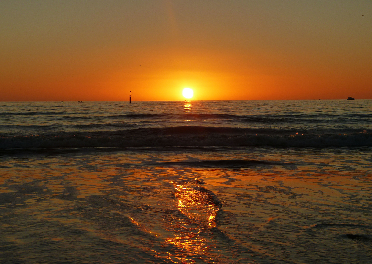 Sonnenuntergang in Glenelg / Adelaide, Australien