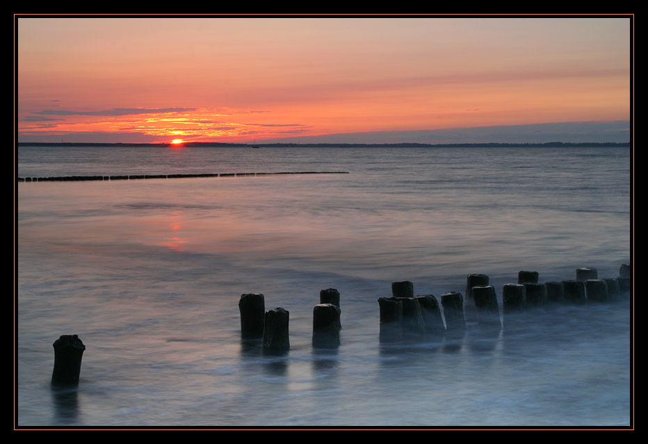 Sonnenuntergang in Glowe