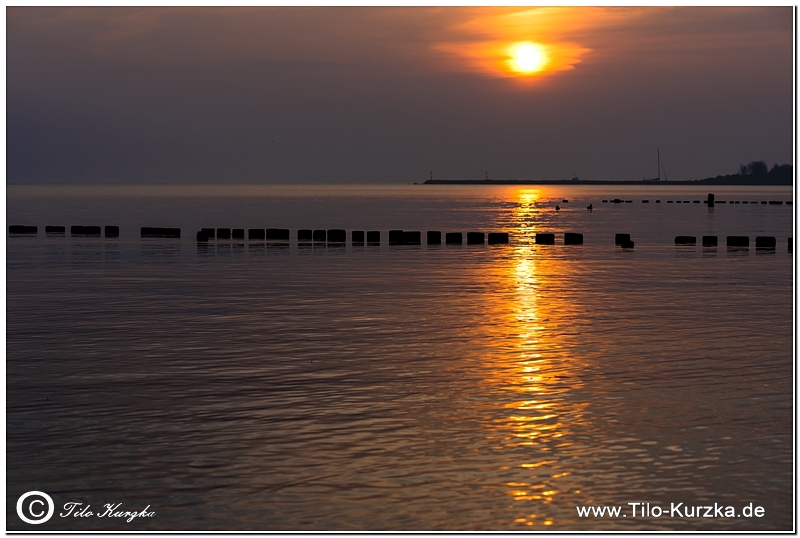 Sonnenuntergang in Glowe auf Rügen