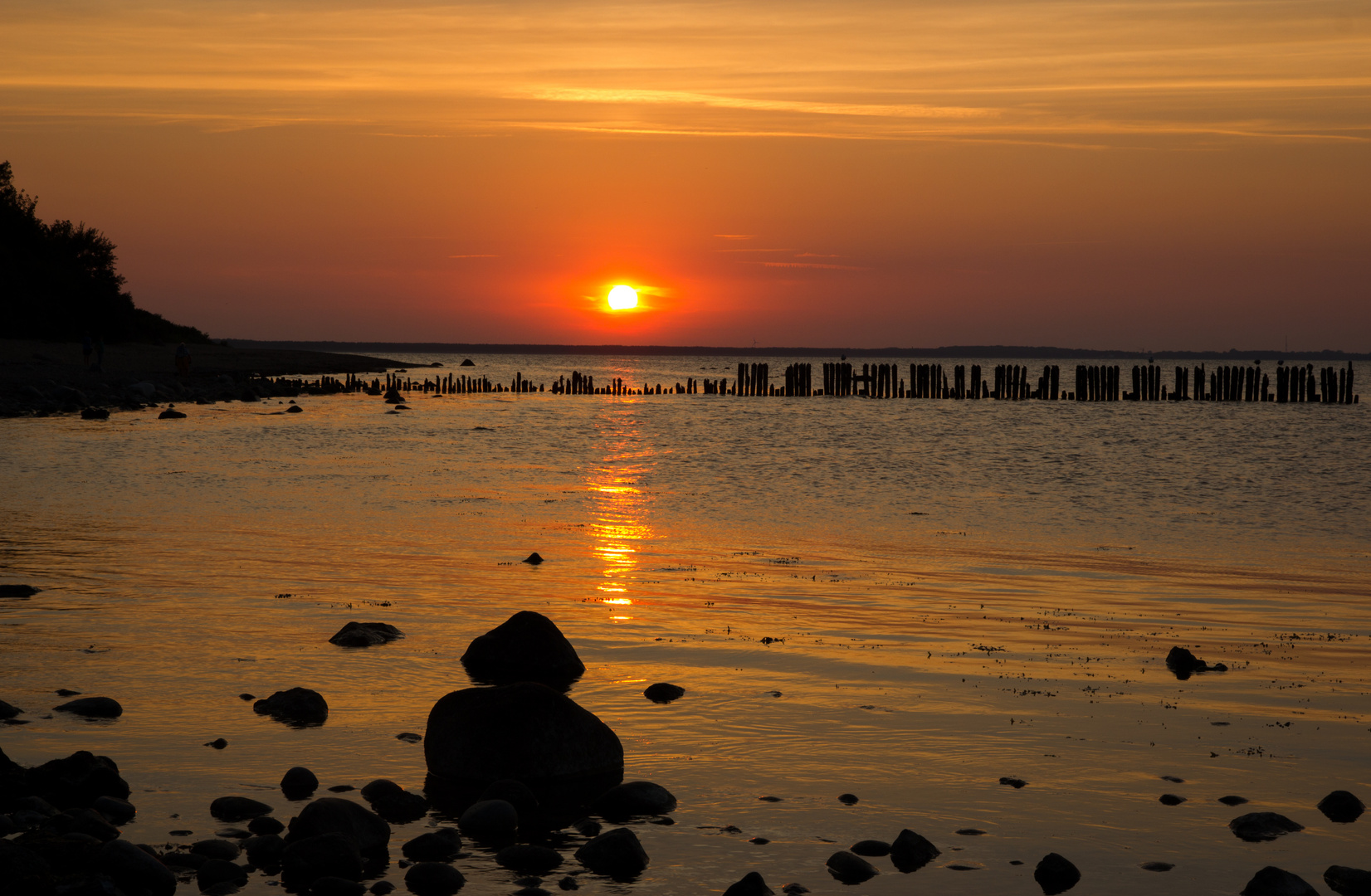 Sonnenuntergang in Glowe (Rügen)