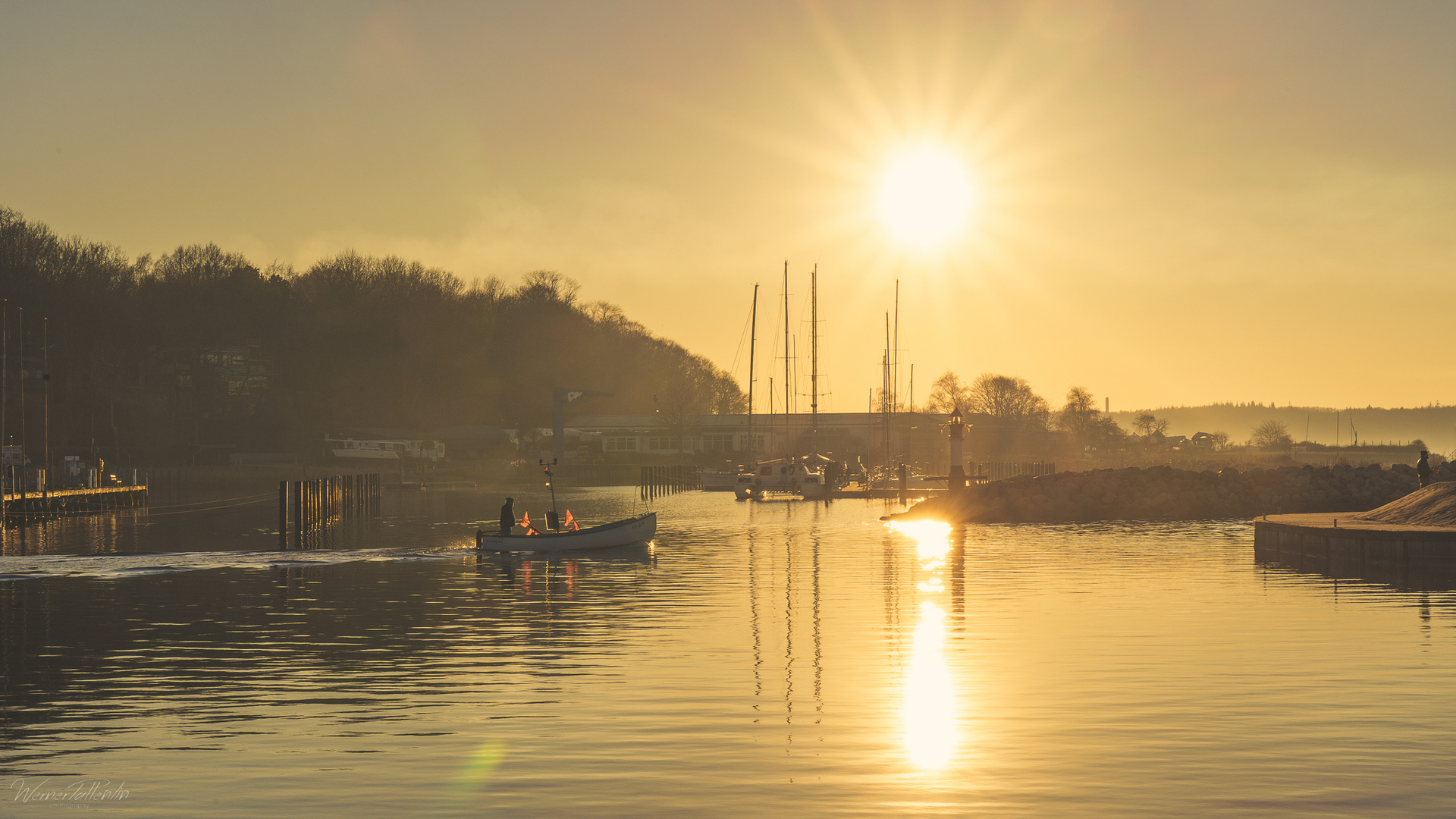 Sonnenuntergang in Glücksburg