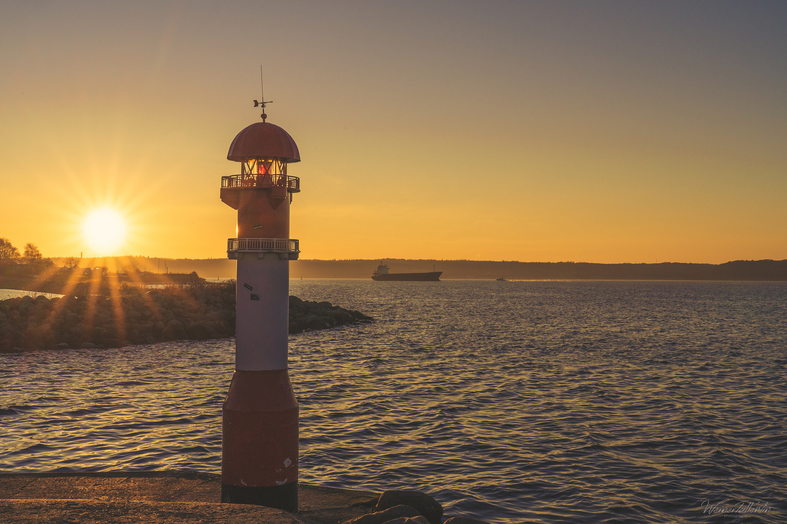 Sonnenuntergang in Glücksburg