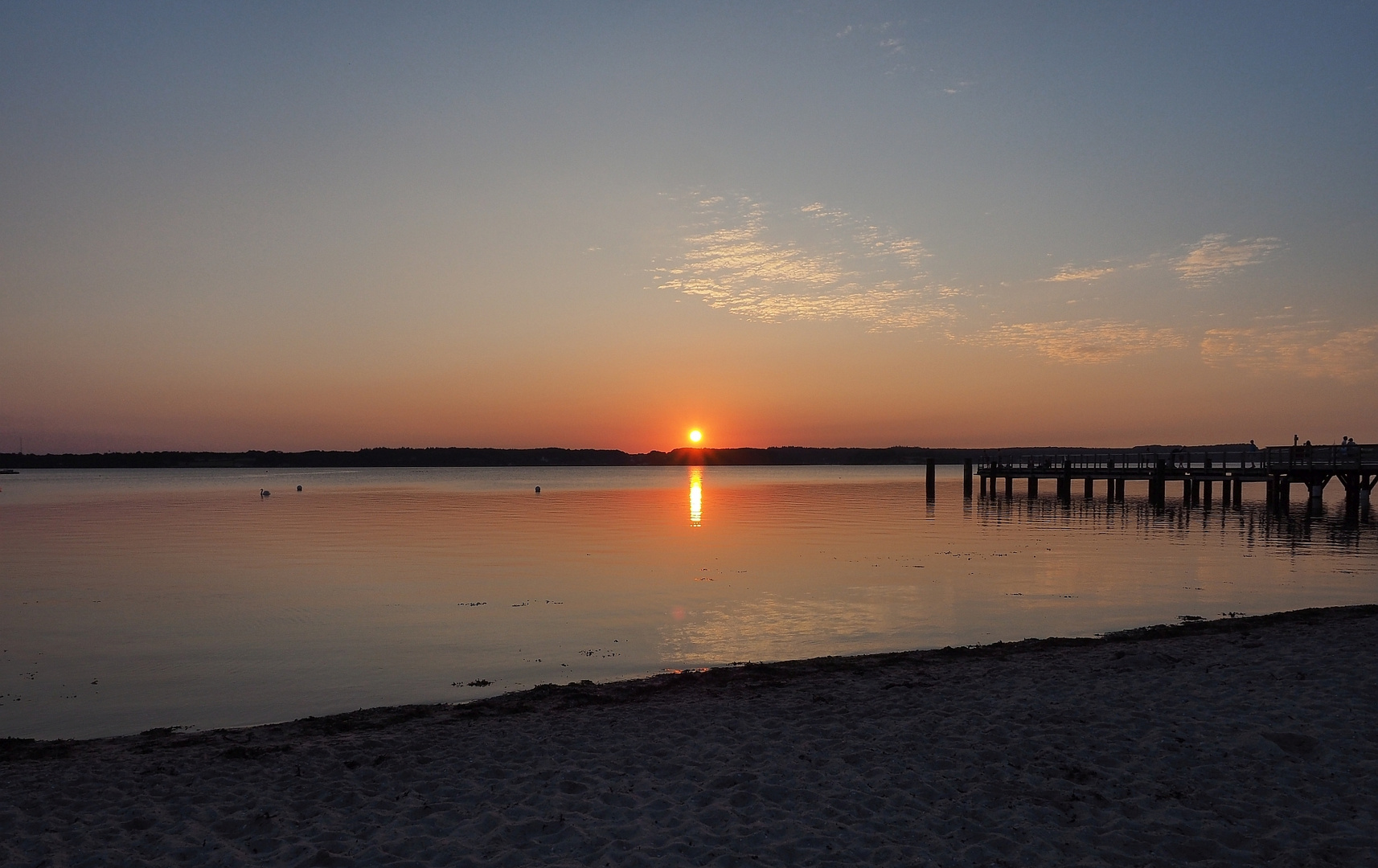 Sonnenuntergang in Glücksburg