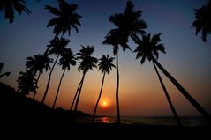 Sonnenuntergang in Goa