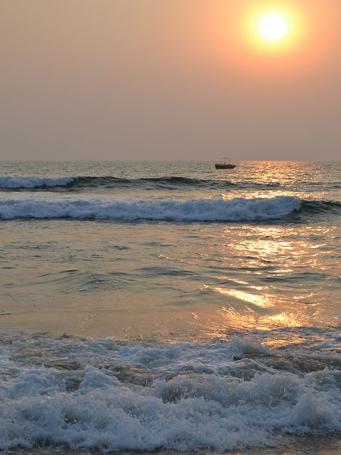 Sonnenuntergang in Goa