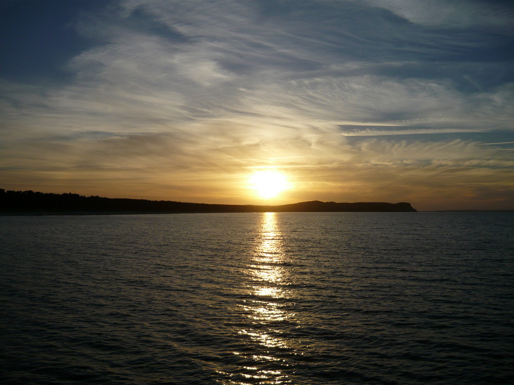 Sonnenuntergang in Göhren (auf Rügen)