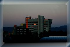 Sonnenuntergang in Göppingen. .