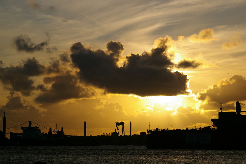 Sonnenuntergang in Göteborg