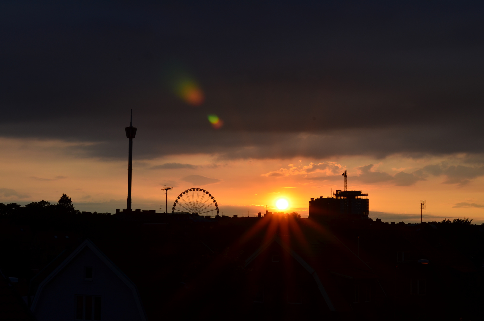 Sonnenuntergang in Göteborg