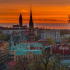 Sonnenuntergang in Göteborg
