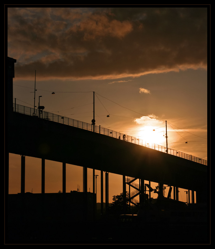 Sonnenuntergang in Göteborg