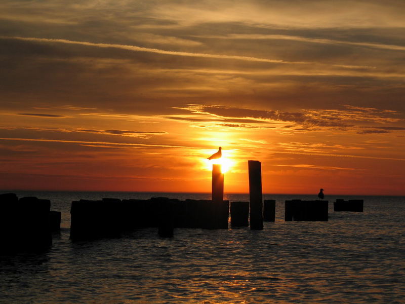 Sonnenuntergang in Graal-Müritz