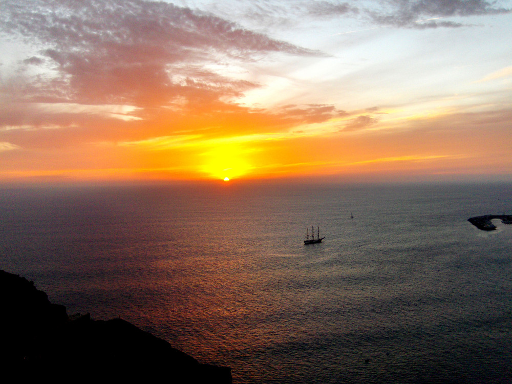 Sonnenuntergang in Gran Canaria, Puerto Mogan