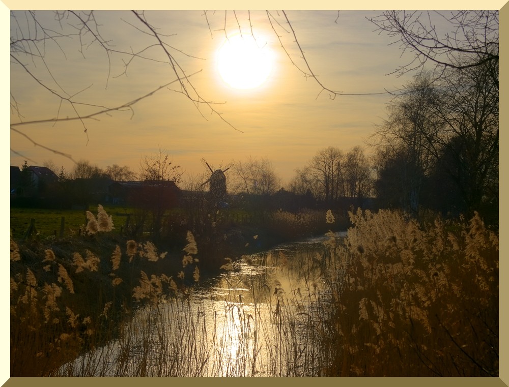 Sonnenuntergang in Greifswald Eldena