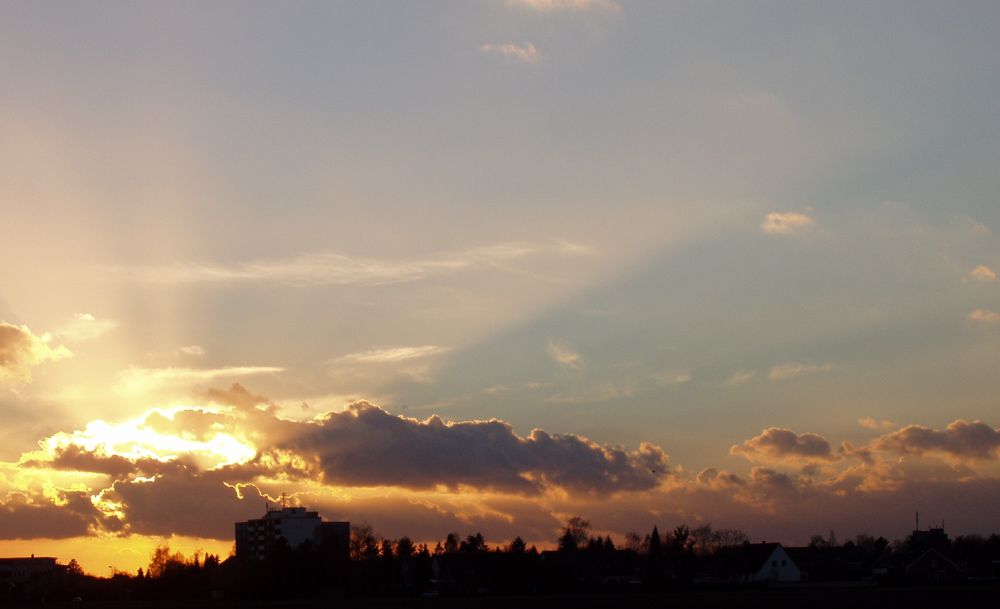 Sonnenuntergang in Grevenbroich