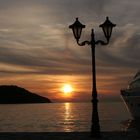 Sonnenuntergang in Griechenland ....