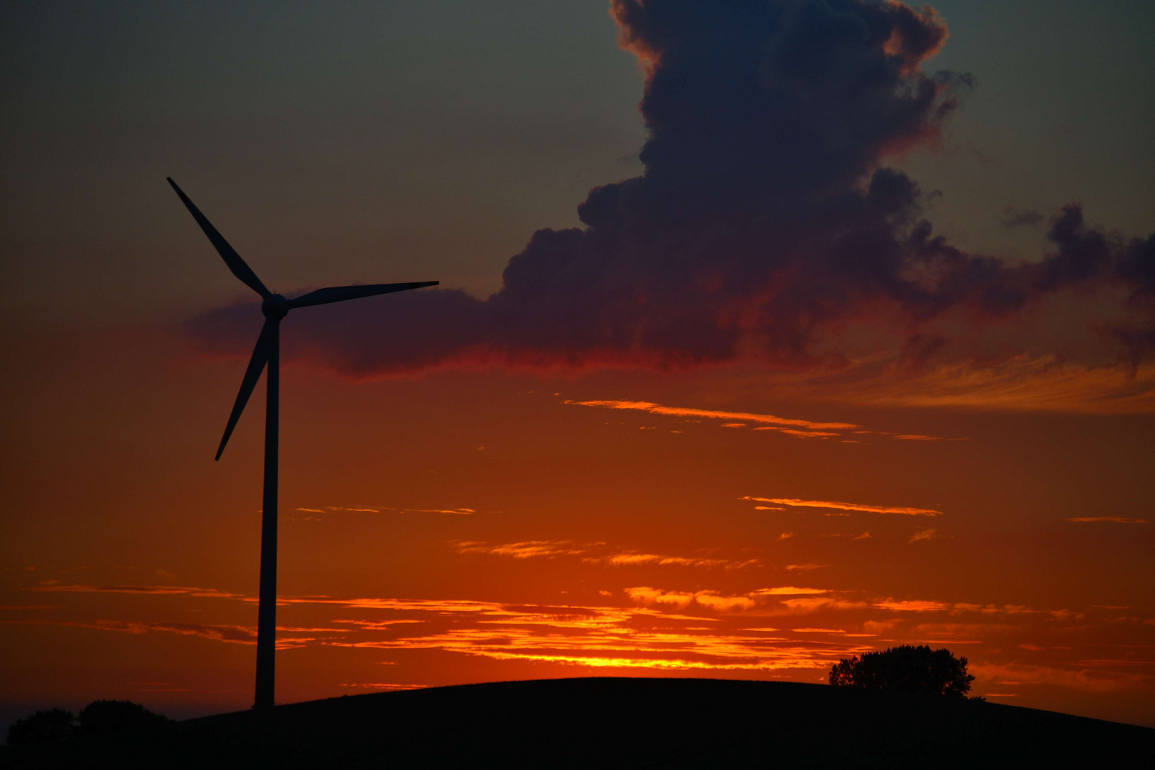 Sonnenuntergang in Grömitz