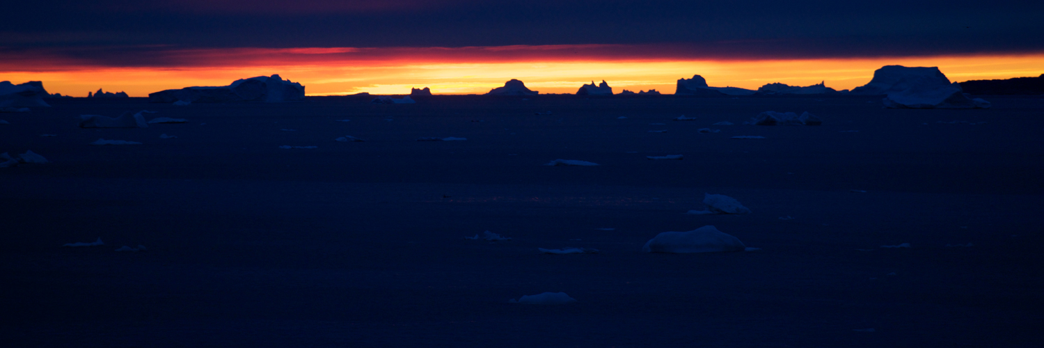 Sonnenuntergang in Grönland 2