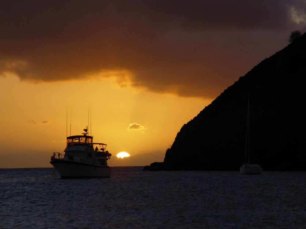 Sonnenuntergang in Gros Islet