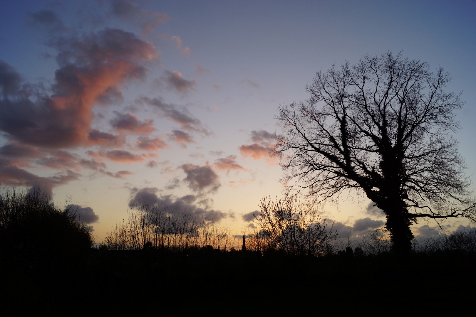 Sonnenuntergang in Großensee