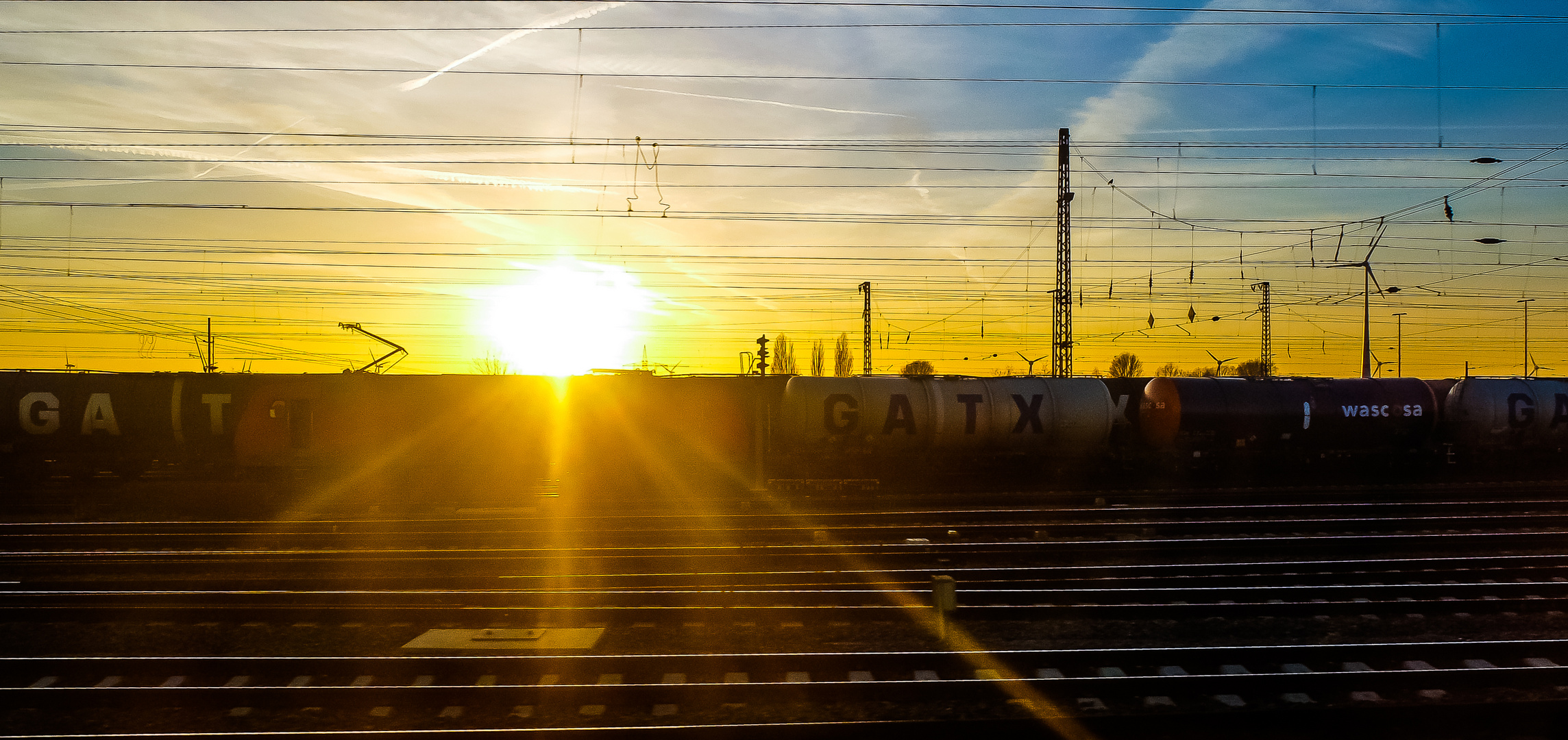 Sonnenuntergang in Großkorbetha