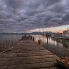 Sonnenuntergang in Gstadt am Chiemsee