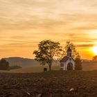 Sonnenuntergang in Gstaudach bei Landshut