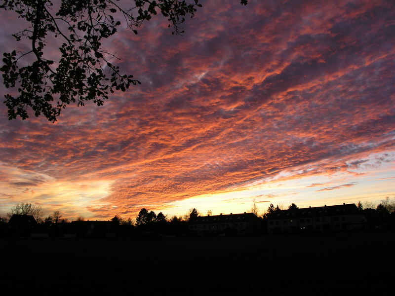 Sonnenuntergang in Gütersloh