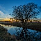 Sonnenuntergang in Habernis