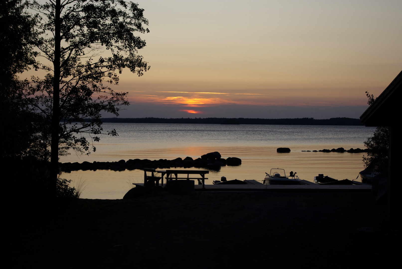 Sonnenuntergang in Haganäs