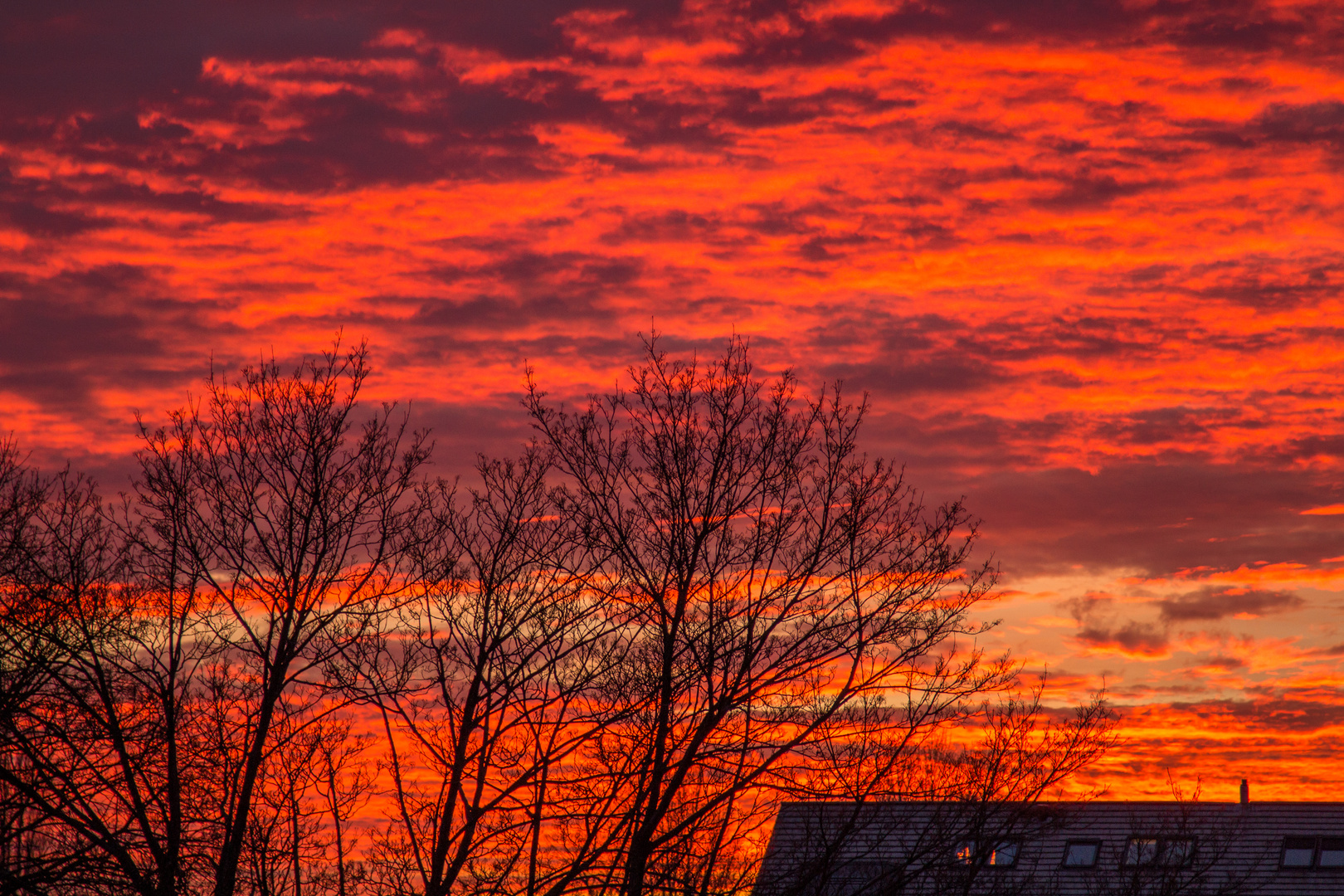 Sonnenuntergang in Hannover