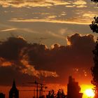 sonnenuntergang in hannover