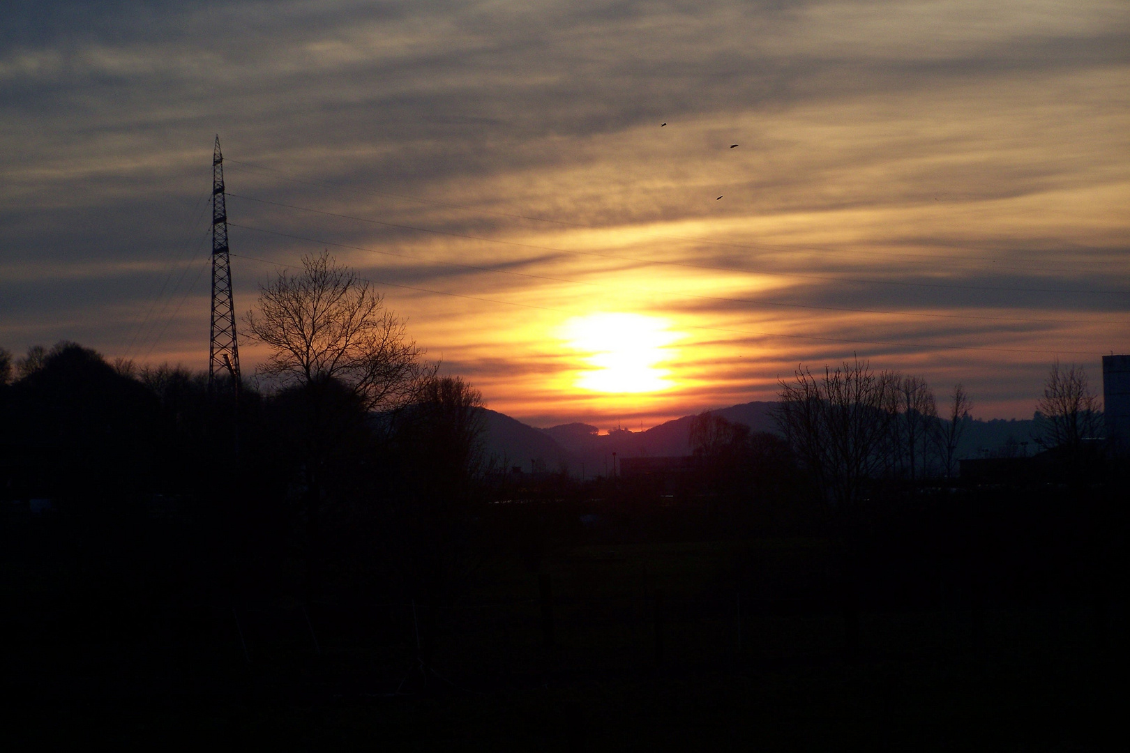 Sonnenuntergang in Hattingen