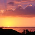 Sonnenuntergang in Haugesund / Norwegen