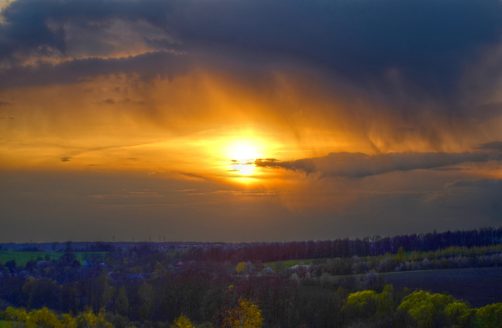 Sonnenuntergang in HDR