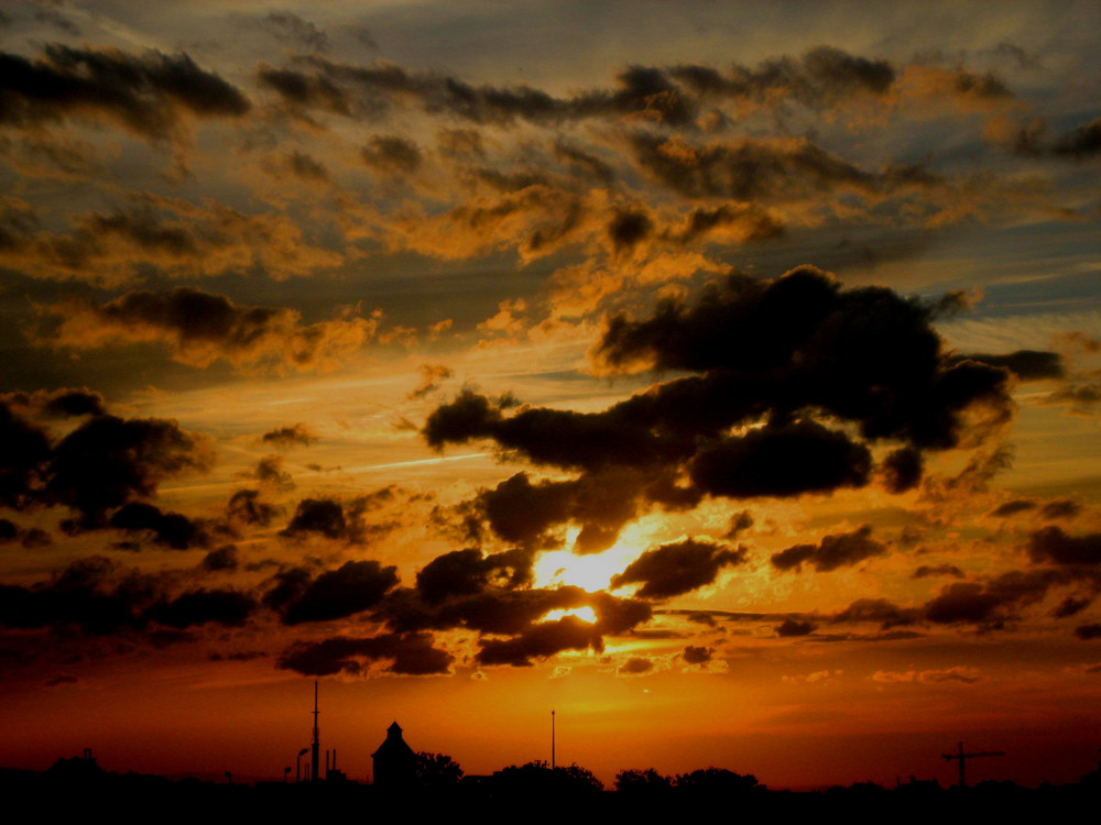 Sonnenuntergang in Heidelberg