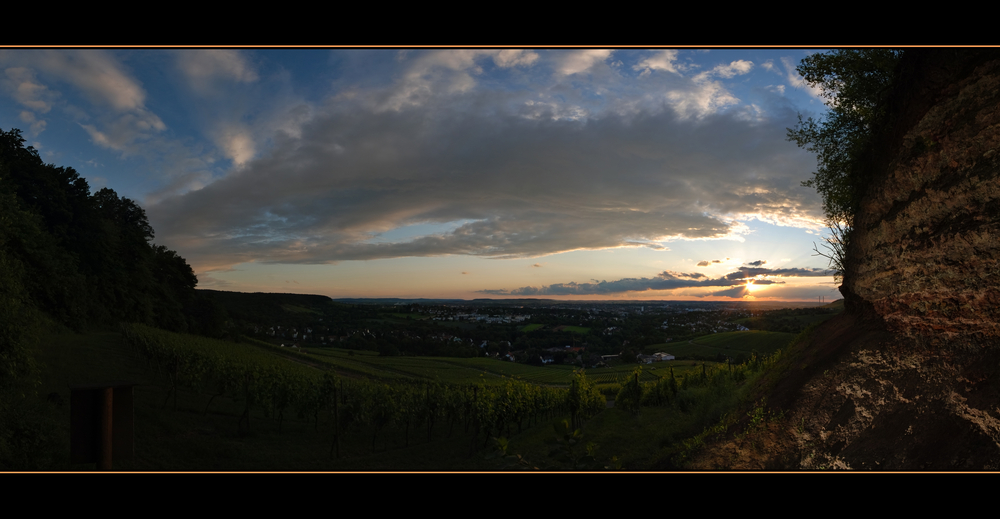 Sonnenuntergang in Heilbronn