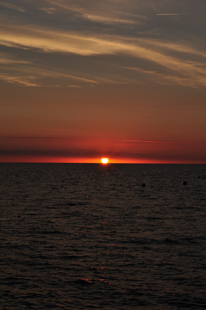 Sonnenuntergang in Heiligenhafen