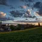 Sonnenuntergang in Heilsbronn