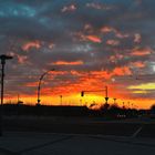 Sonnenuntergang in Hellersdorf